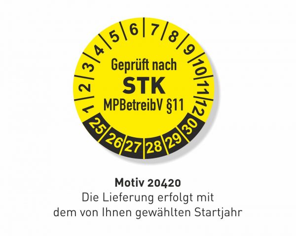 STK-Prüfplakette